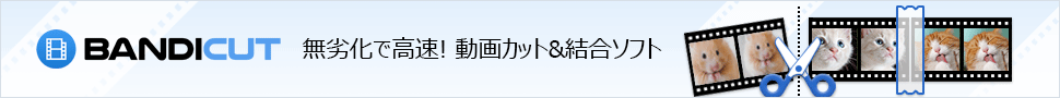 Bandicut - 無劣化で高速! 動画カット&結合ソフト