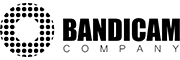 Bandicam Company ロゴ - モノクロブラック