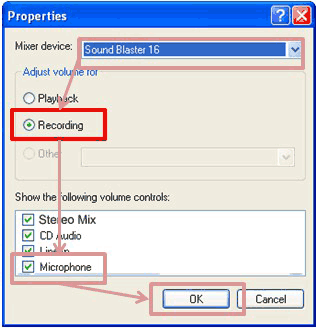 Recording Control Microphone1 Recording Control Microphone1