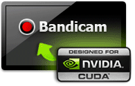 BandicamはハードウェアのGPUエンコーダーに対応 BandicamはハードウェアのGPUエンコーダーに対応