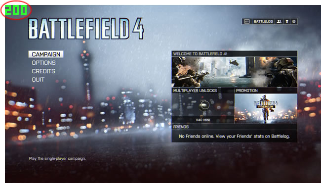 録画待機状態の緑色の数字（フレームレート）