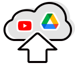 Googleドライブ・YouTubeアップロード