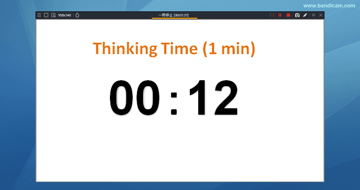 マウスやキーボードの無操作による録画の自動一時停止