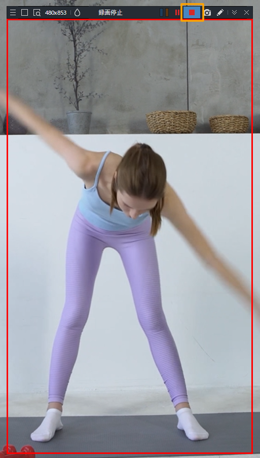 YouTubeショート録画終了