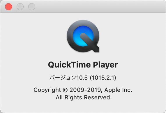 QuickTime Playerを起動